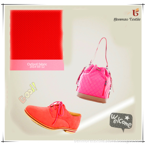 100% Polyester Oxford Fabric with PVC/PU Coating for Shoes/Bags